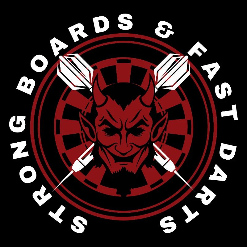 Fléchettes, cible de bœuf, jeu de fléchettes et diable.