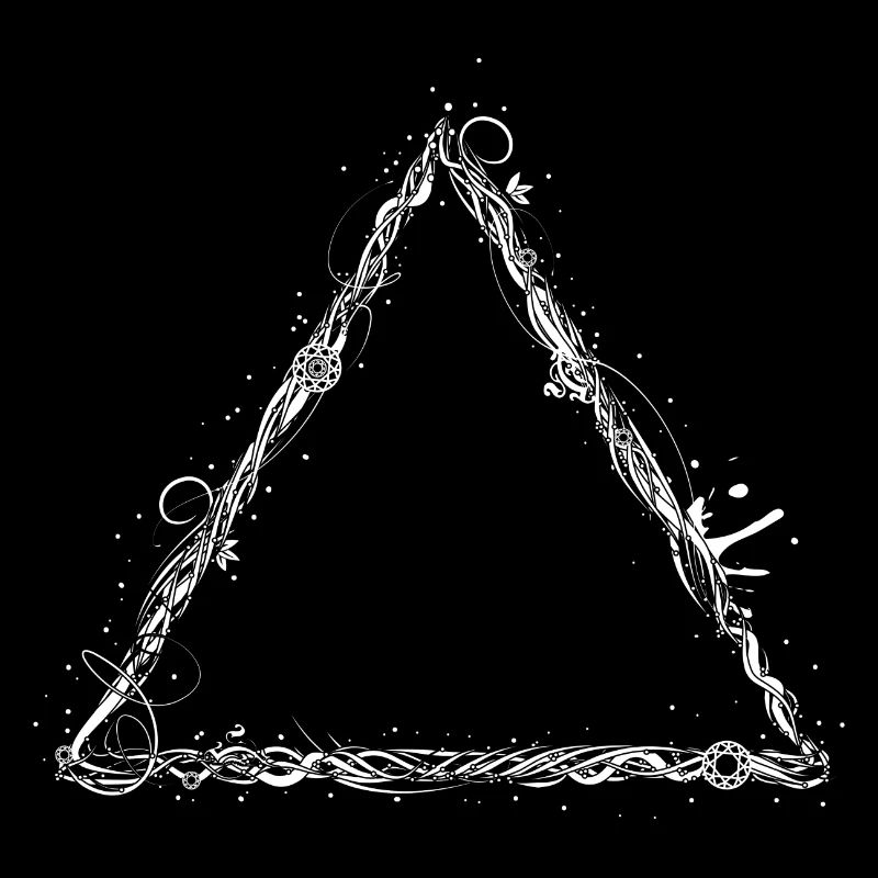 triangle blanc