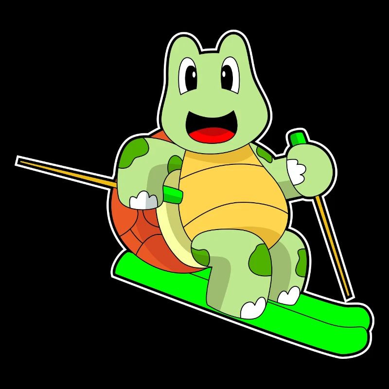 Turtle Skier Ski