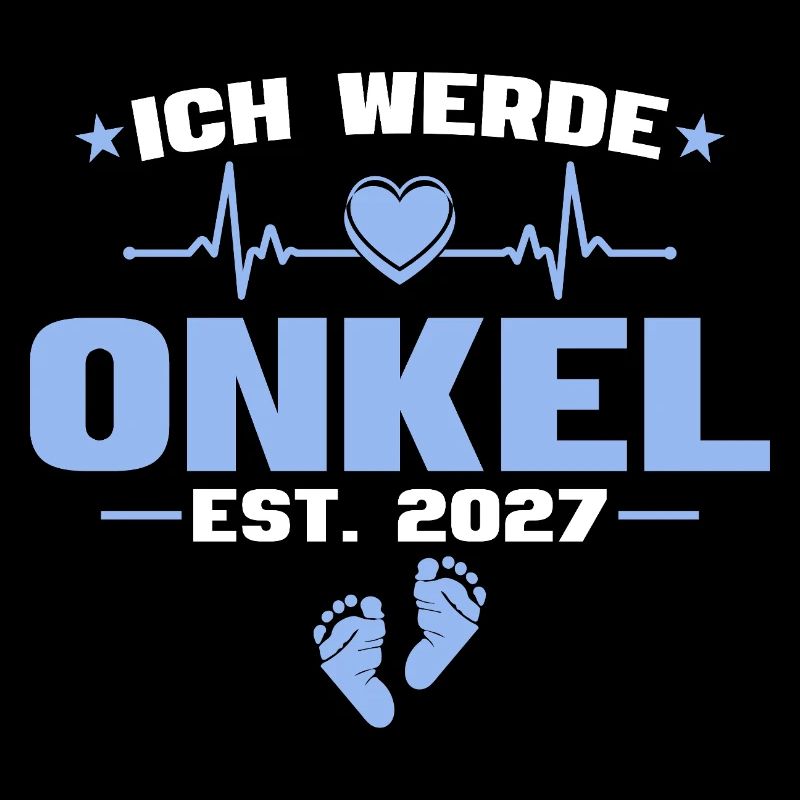Ich werde Onkel 2027 - Baby Ankündigung Geschenk