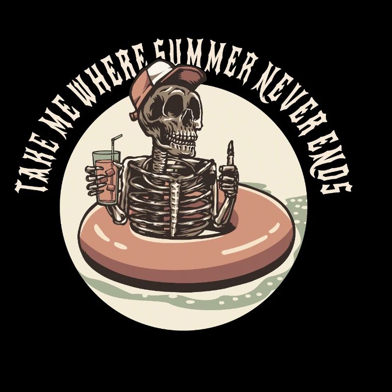 Take Me Where Summer Never Ends – Skeleton Humor