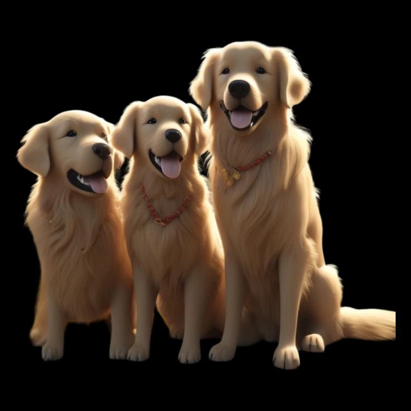 Golden Retriever Familie