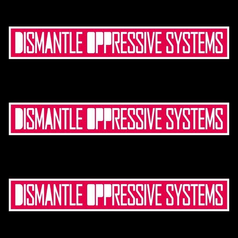 Dismantle Oppressive Systems Activism Statement