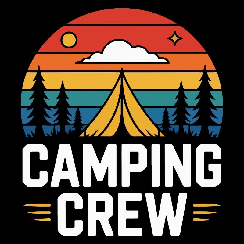 Sunset Camping Zelt Camping Crew