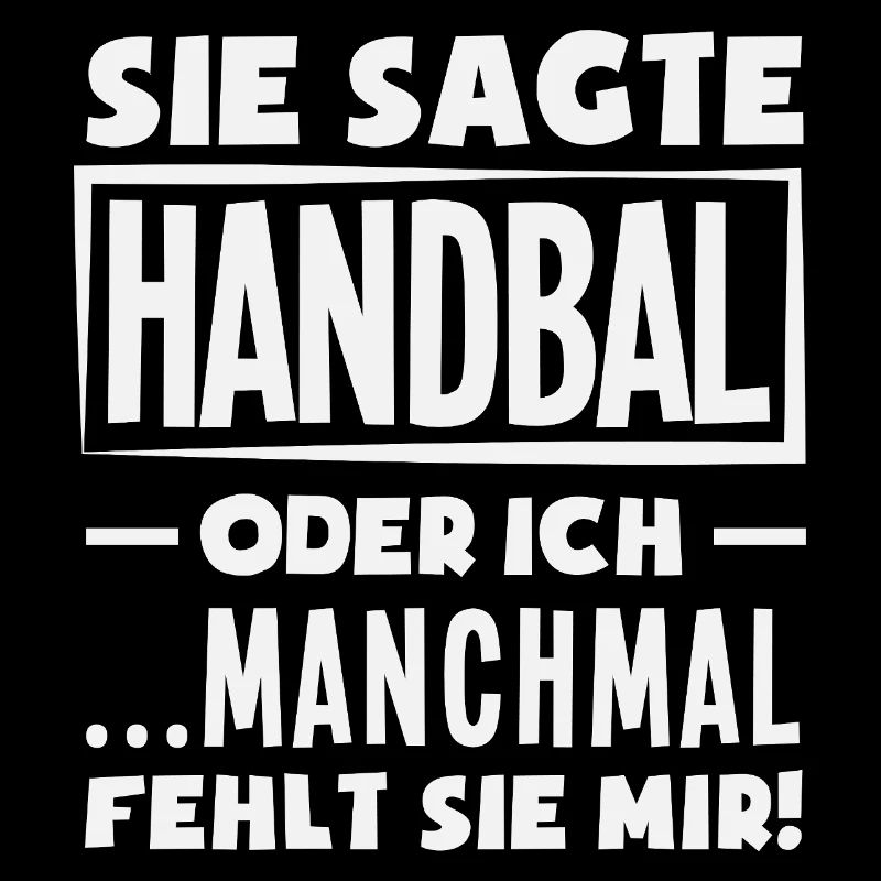 Handball oder ich – manchmal fehlt sie