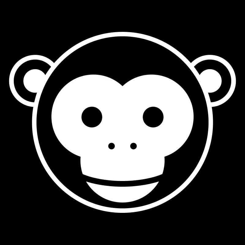Monkey Head – Cute Monkey Face Cartoon