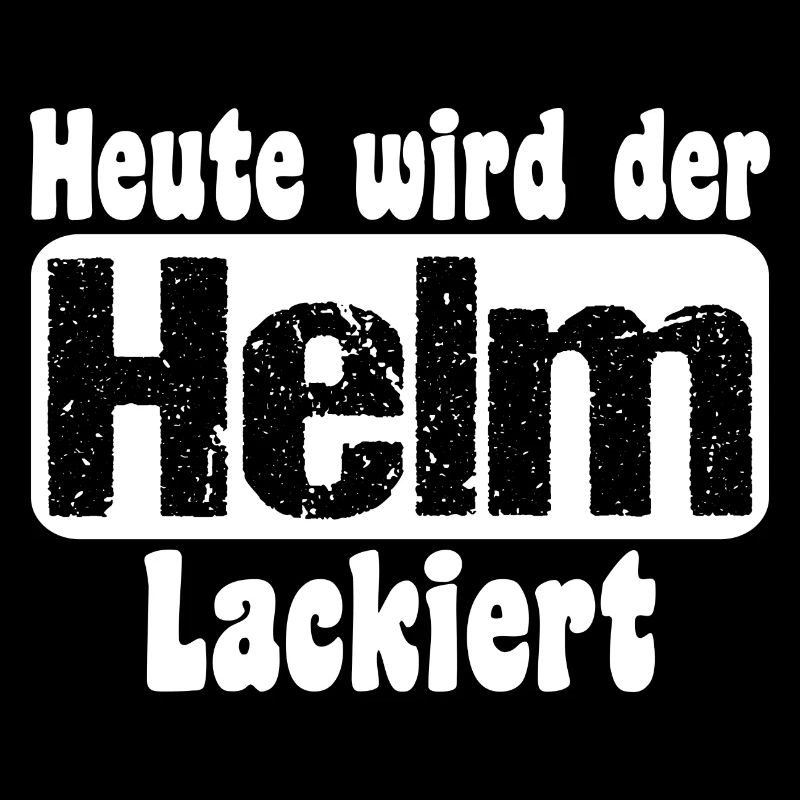 Heute wird der Helm lackiert Schwarz