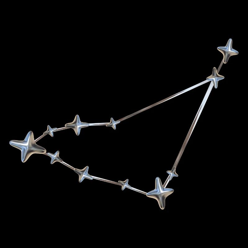 Rangée d’étoiles Conception de constellation
