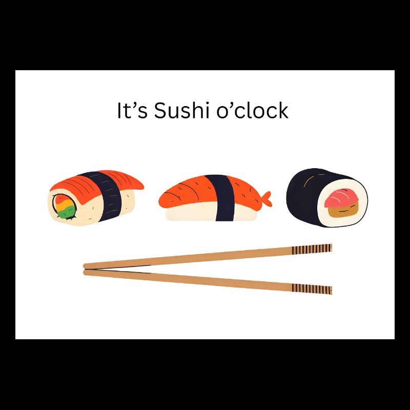 C’est l’heure des sushis