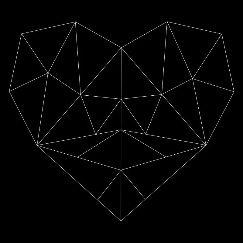 coeur blanc, je t’aime, idée cadeau