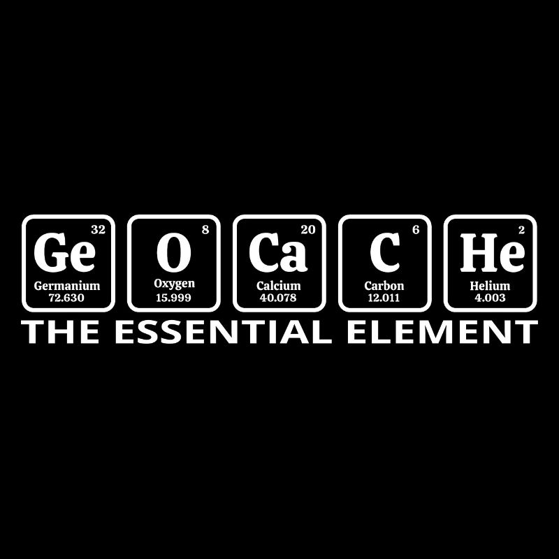 Geocaching science periodic table chemical element