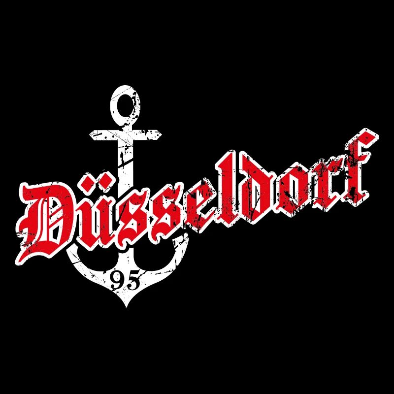 Düsseldorf mit Anker