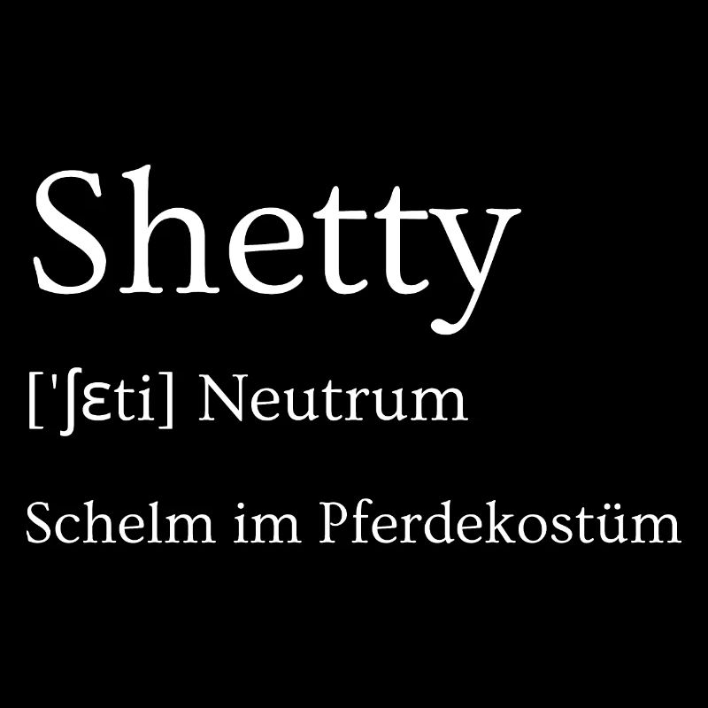 Shetty - Schelm im Pferdekostüm