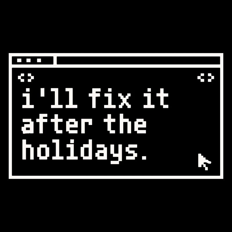 Après les vacances : Fix It IT