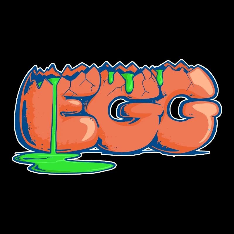 Egg, mot dessiné