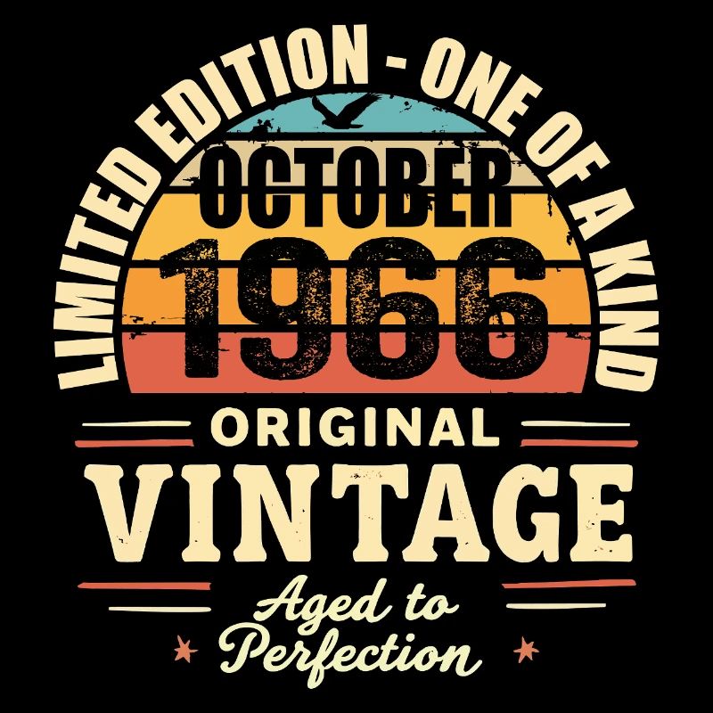 Rétro Octobre 1966 - birthday october 1966