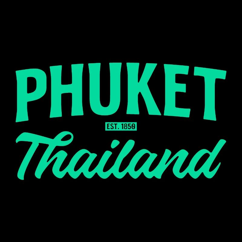 Écriture sarcelle de Phuket Thaïlande