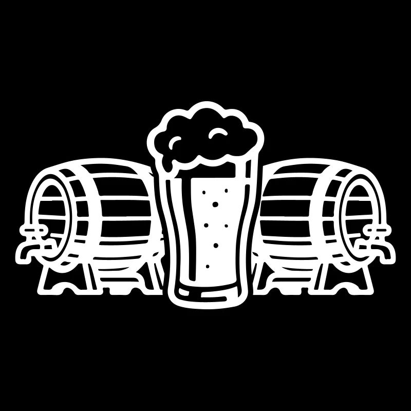 Bier Bierfass Bierglas