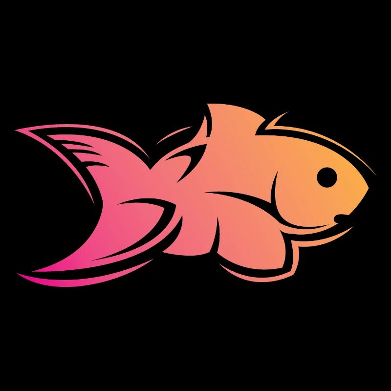 poisson poisson eau couleurs de la mer symbole icône logo