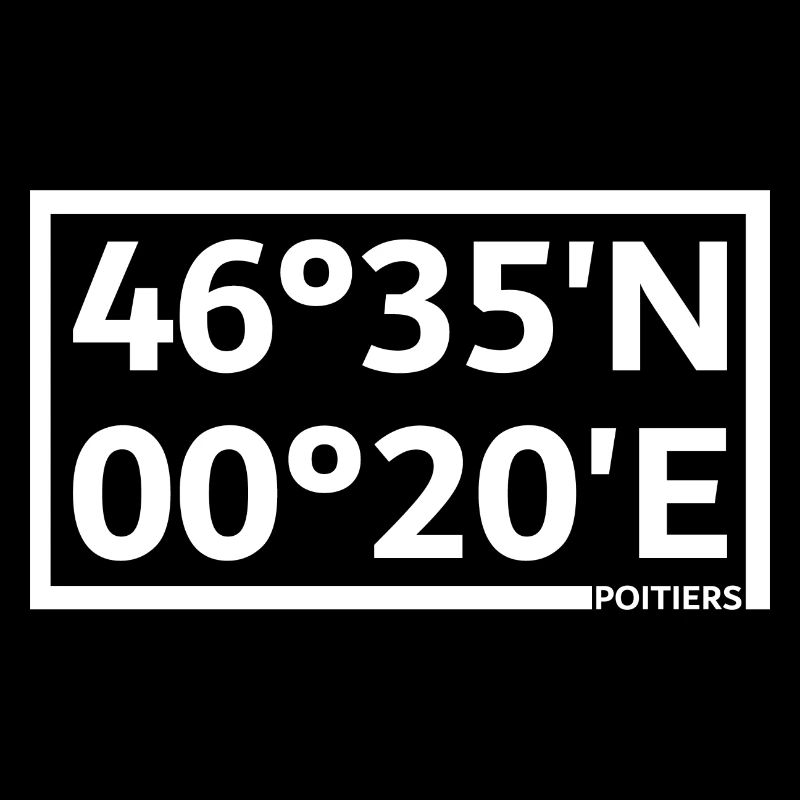 Coordonnées de Poitiers