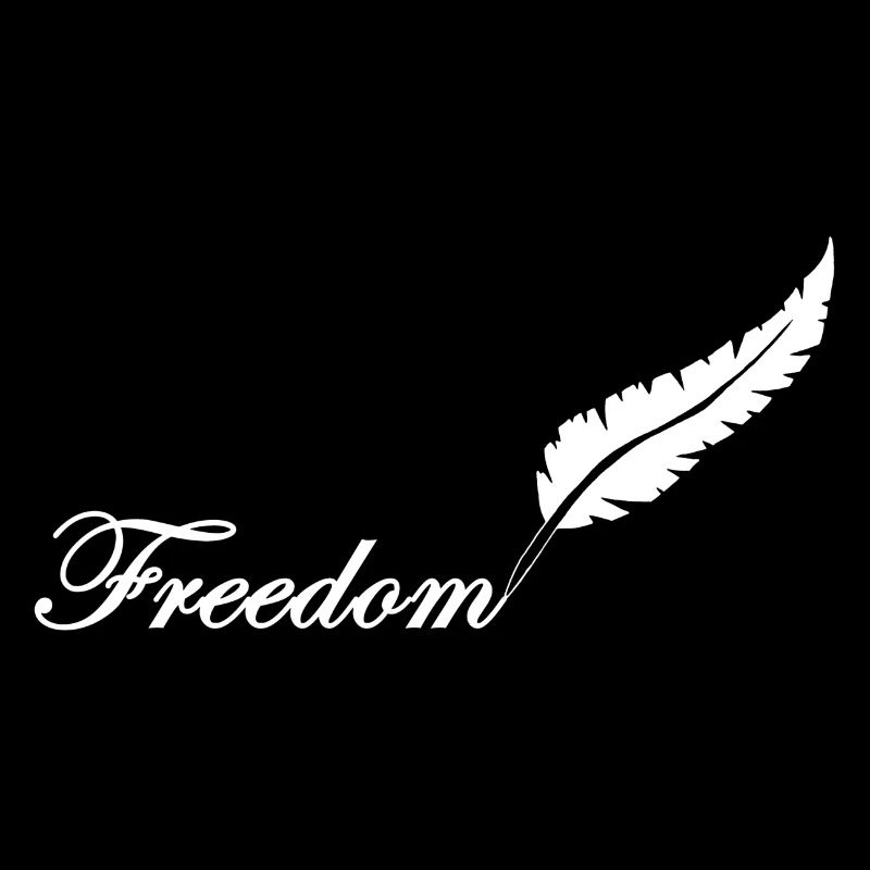 White feather and freedom