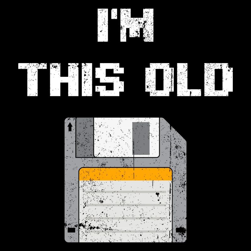 Retro Floppy Disk Era Tee