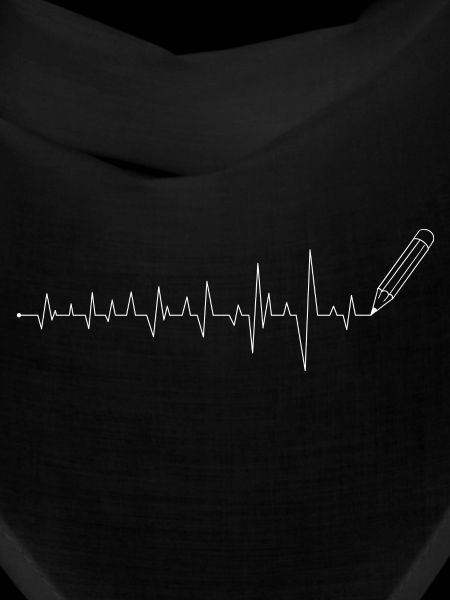 ECG Pencil Line Art