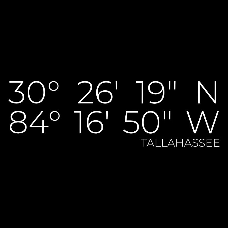 Coordinates Tallahassee Florida
