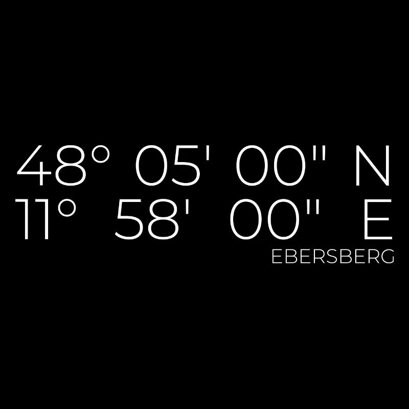 Coordinates Ebersberg, Bavaria