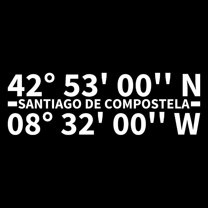 Coordonnées de Saint-Jacques-de-Compostelle