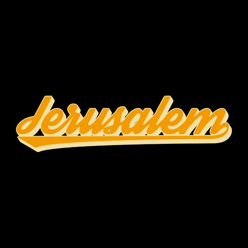 Jerusalem Retro Script
