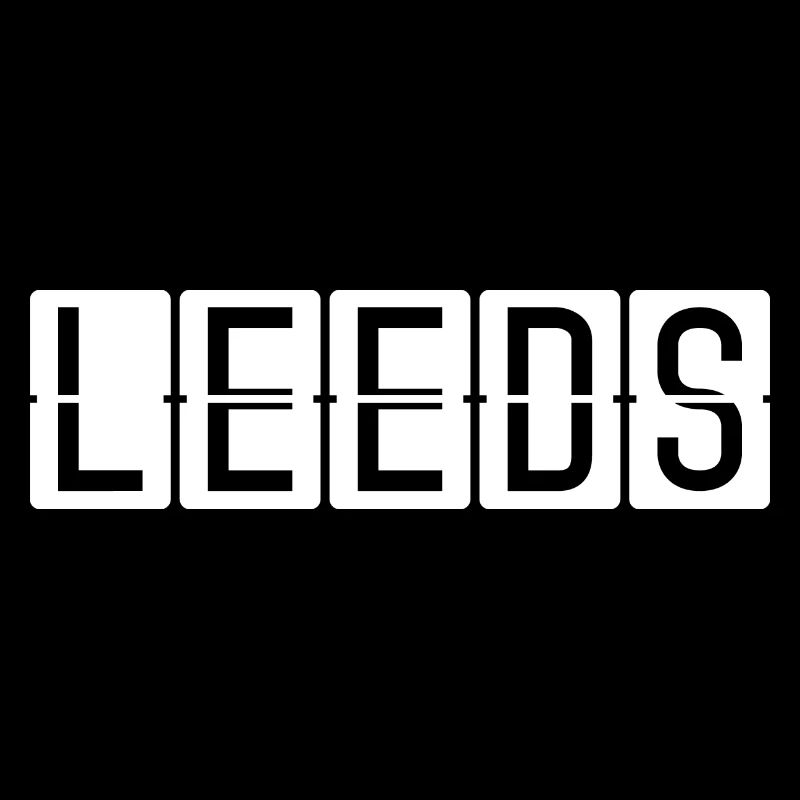 Panneau de l’aéroport de Leeds