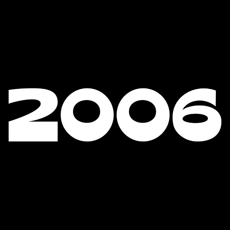 2006 modèle d’anniversaire personnaliser la conception
