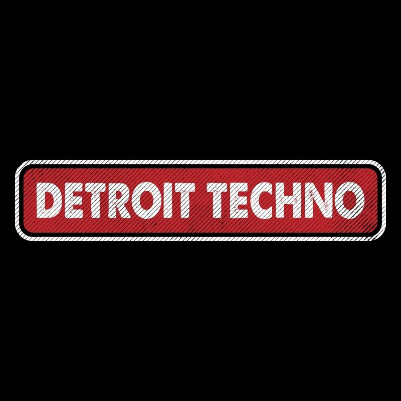 Logo rétro techno de Détroit
