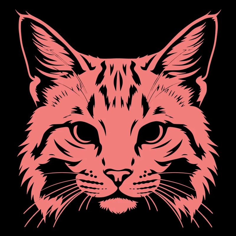 Silhouette de tête de chat
