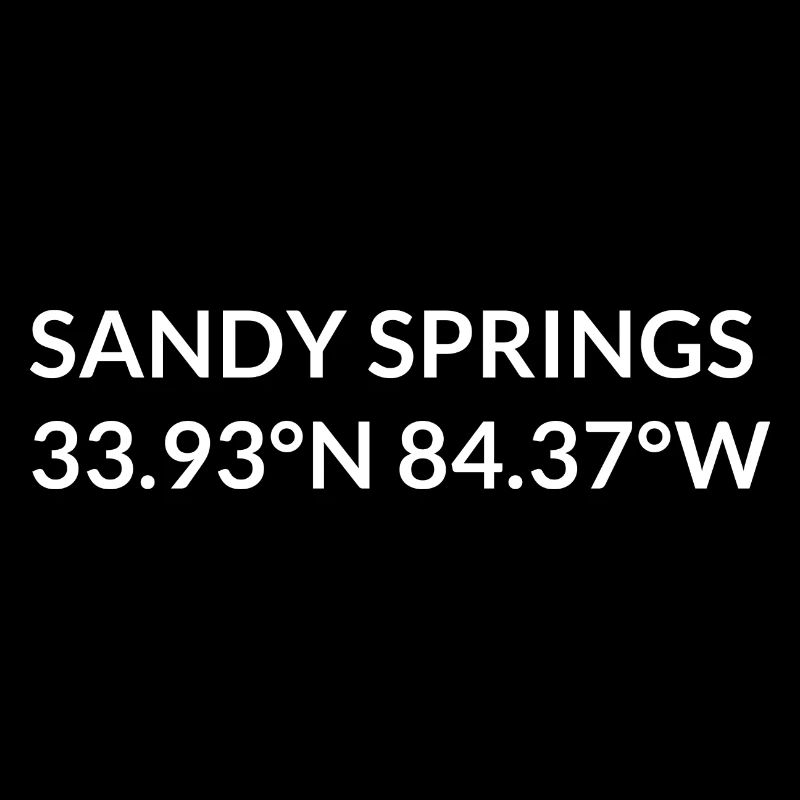 Sandy Springs, Georgia, USA Coordinates