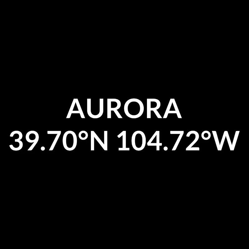 Aurora Colorado USA Coordinates