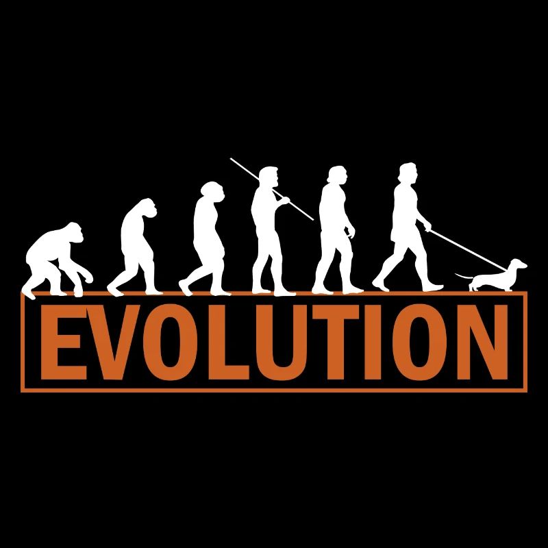 Dachshund Evolution Dachshund Teckel gift idea