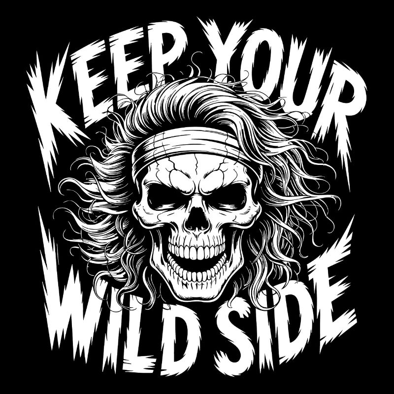 Keep Your Wild Side Skull