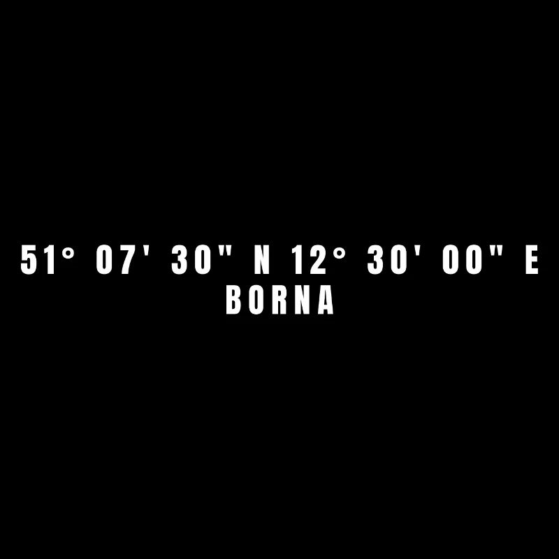 Borna, Saxony Coordinates