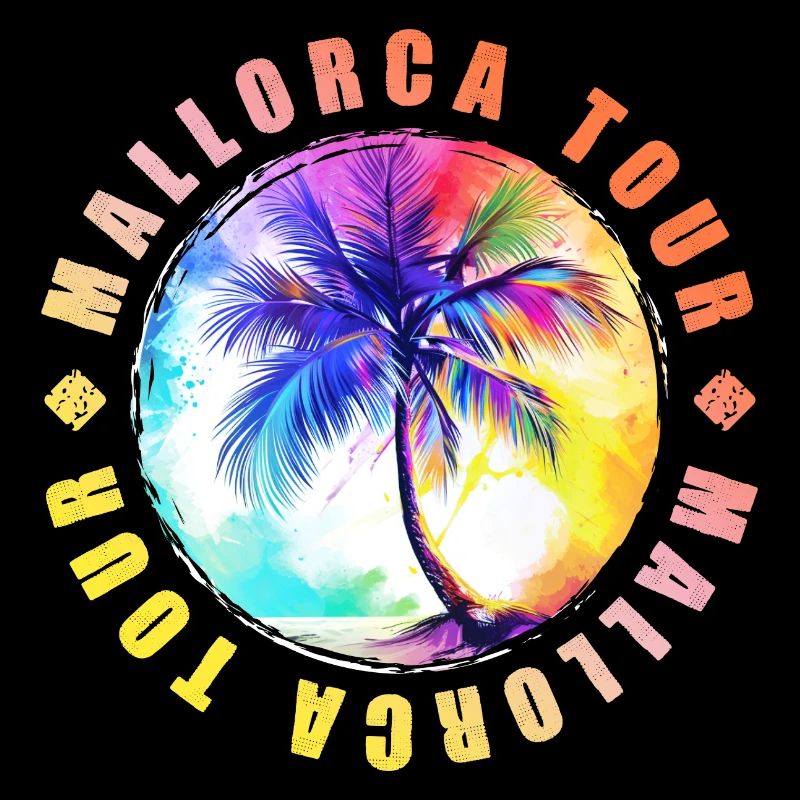 Visite de Majorque colorée
