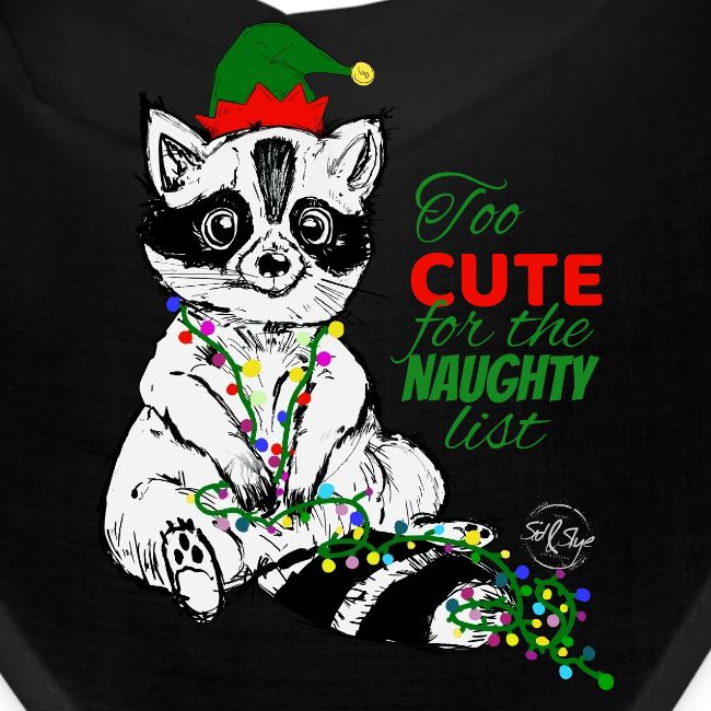 Lustiger Waschbär mit Spruch 1