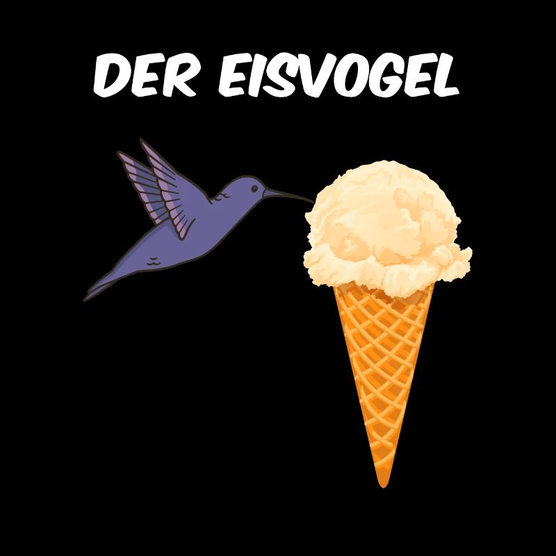 Der Eisvogel liebt leckeres Eis
