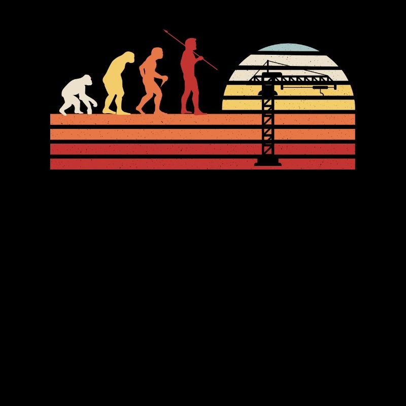 Retro Crane Construction Crane Vintage Crane Driver Crane Operator