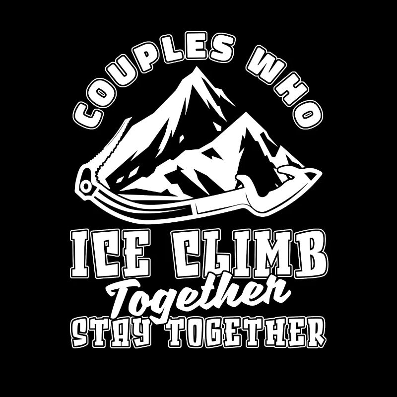 Eisklettern Paar