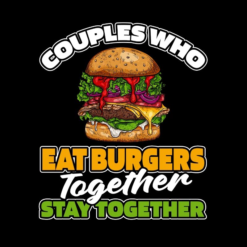 Burger Hamburger Paar