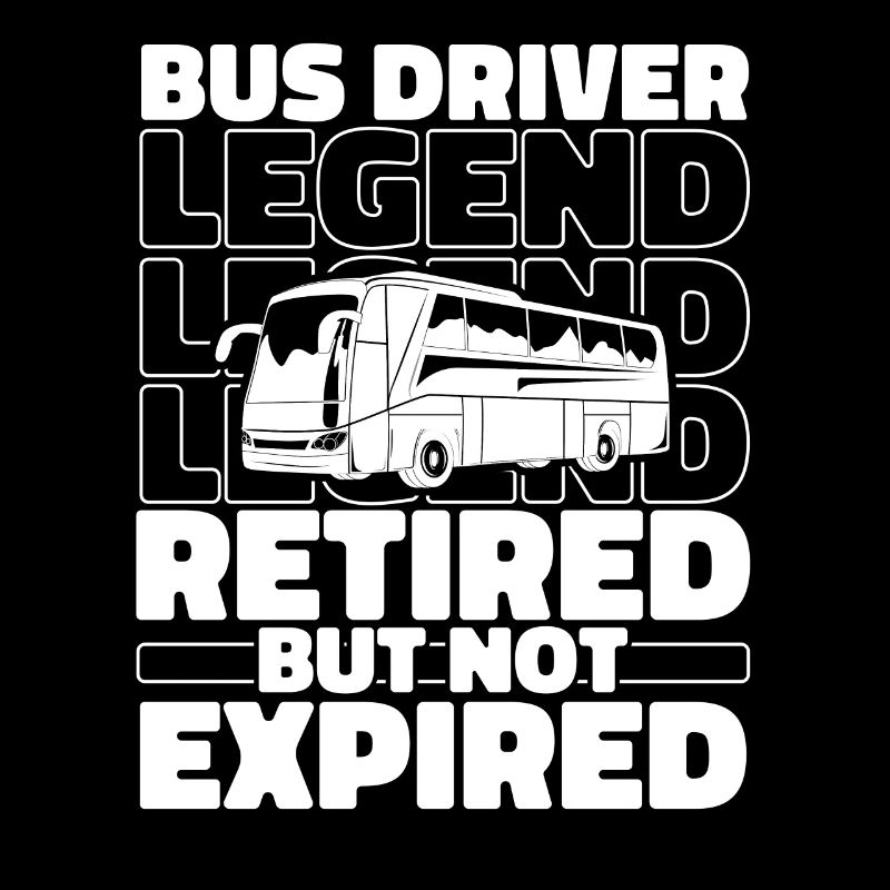Bus Bus Chauffeur d’autobus à la retraite