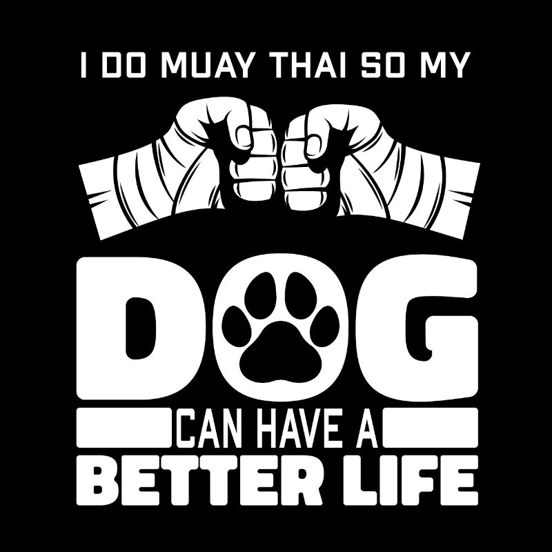 Muay Thai Chien de boxe thaïlandais