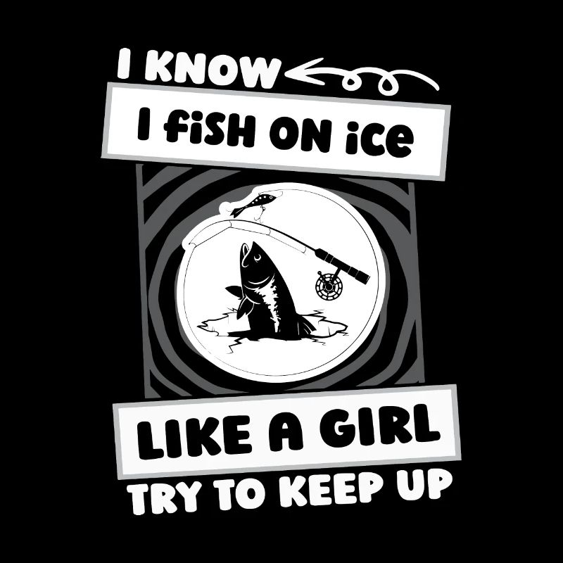 Eisfischen Eisangeln Mädchen