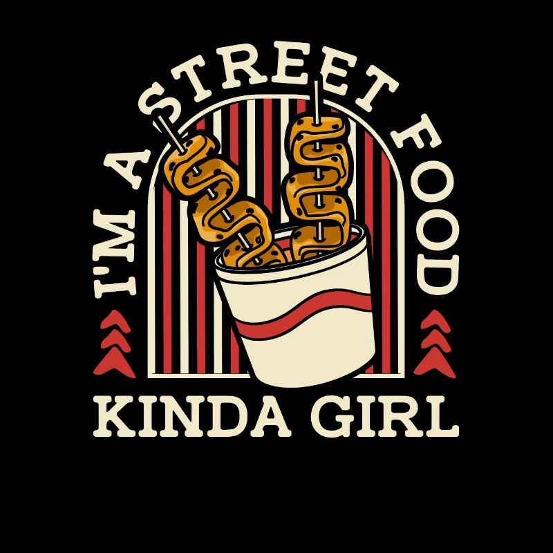 Straßenessen Mädchen